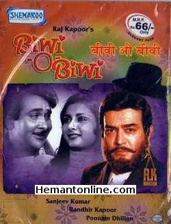Biwi O Biwi 1981 VCD Randhir Kapoor, Sanjeev Kumar, Poonam Dhillon, Yogita Bali, Simi Garewal, Rajender Nath, Rishi Kapoor