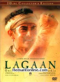 Lagaan DVD-2001  Aamir Khan, Gracy Singh, Rachel Shelley, Paul Blackthorne, Suhasini Mulay, Kulbhushan Kharbanda, Raghuvir Yadav, Rajesh Vivek, Raj Zutshi, Daya Shankar Pandey, Javed