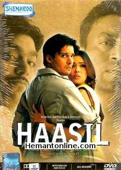 Haasil DVD-2003  Jimmy Shergill, Hrishitaa Bhatt, Irrfan Khan, Ashutosh Rana, Tinnu Anand, Sudhir Pandey, Raj Zutshi, Rajpal Yadav, Sharat Saxena, Murad Ali