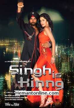 Singh Is King-2008 DVD Akshay Kumar, Katrina Kaif, Om Puri, Kirron Kher, Sonu Sood, Neha Dhupia, Javed Jaffery, Ranvir Shorey, Sudhanshu Pandey, Yashpal Sharma, Manoj Pahwa,