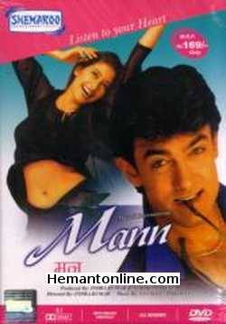 Mann-1999 DVD Aamir Khan, Manisha Koirala, Anil Kapoor, Neeraj Vohra, Sharmila Tagore, Deepti Bhatnagar, Dalip Tahil