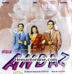 Andaaz 1949 VCD Dilip Kumar, Nargis, Raj Kapoor
