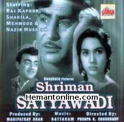 Shriman Satyawadi 1960 VCD Raj Kapoor, Shakila, Mehmood, Nazir Hussain