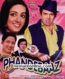 Phandebaaz VCD-1978  Dharmendra, Hema Malini, Moushmi Chatterjee, Prem Chopra, Bindu, Brahmchari, Ranjeet