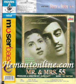 Mr and Mrs 55 1955 VCD Guru Dutt, Madhubala, Lalita Pawar, Johny Walker