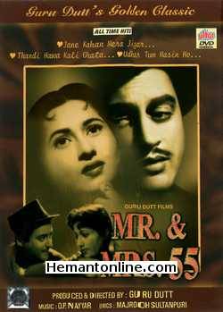 Mr and Mrs 55 DVD-1955  Guru Dutt, Madhubala, Lalita Pawar, Johny Walker