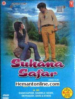 Suhana Safar 1970 DVD Shashi Kapoor, Sharmila Tagore, Om Prakash, David