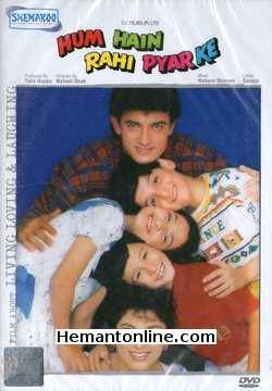 Hum Hain Rahi Pyar Ke DVD-1993  Aamir Khan, Juhi Chawla, Master Shahrukh, Baby Ashrafa, Mushtaq Khan, Javed Khan, Ramesh Goel, Master Kunal Khemu, Robin Bhatt, Dalip Tahil, Navneet