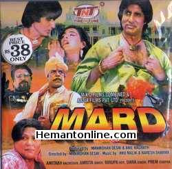 Mard 1985 VCD Amitabh Bachchan, Amrita Singh, Nirupa Roy, Dara Singh, Prem Chopra, Goga Kapoor