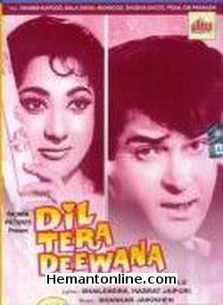 Dil Tera Diwana-1962 VCD Shammi Kapoor, Mala Sinha, Mehmood, Om Prakash