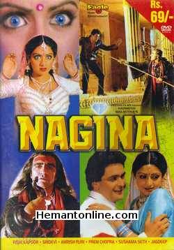Nagina-1986 DVD Rishi Kapoor, Sridevi, Amrish Puri, Prem Chopra, Sushma Seth, Jagdeep