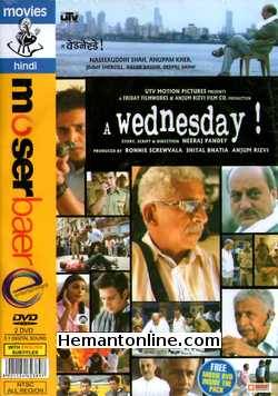 A Wednesday 2008 DVD: 2-DVD-Pack Naseeruddin Shah, Anupam Kher, Jimmy Shergill, Aamir Bashir, Deepal Shaw