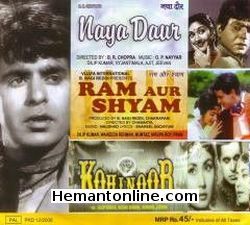 Naya Daur-Ram Aur Shyam-Kohinoor 3-in-1 DVD 