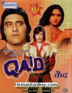Qaid-1975 VCD Vinod Khanna, Leena Chandravarkar, Danny, Jaishri T., Mehmood, Kamini Kaushal, Satyen Kappu, Keshto Mukherjee
