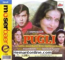Pugli VCD-1974  Rakesh Roshan, Rakhee, Bindu, Joginder, Ranjeet