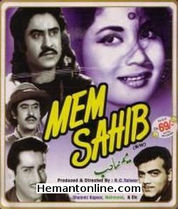 Mem Sahib-1956 VCD Kishore Kumar, Meena Kumari, Shammi Kapoor, Mehmood