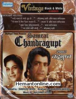 Samrat Chandragupt VCD-1958  Bharat Bhushan, Nirupa Roy, B. M. Vyas, Lalita Pawar, M. Adeeb, Krishna Kumari, Ullhas, Anwar Hussain (Guest Appearance)