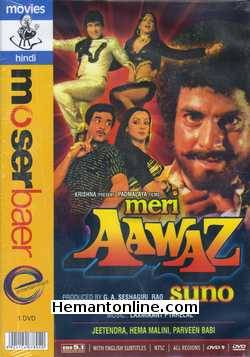 Meri Aawaz Suno 1981 DVD Jeetendra, Hema Malini, Parveen Babi, Om Shivpuri, Ranjeet, Kader Khan, Vijay Arora, Asrani, Urmila Bhatt, Rajan Haskar, Pinchoo Kapoor, Shakti Kapoor