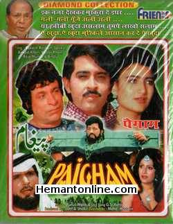 Paigham 1991 VCD Rakesh Roshan, Sarika, Amjad Khan, Kader Khan, Jagdeep. Raza Murad