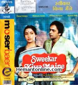 Sweekar Kiya Maine VCD-1983  Vinod Mehra, Shabana Azmi, Prema Narayan, Madan Puri