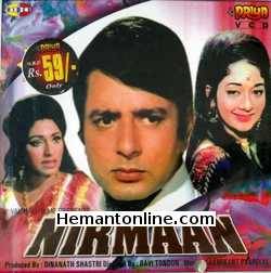 Nirmaan VCD-1974  Anoop Kumar, Navin Nischol, Anupama, Bindu, Sachin, Sulochana, Rehman