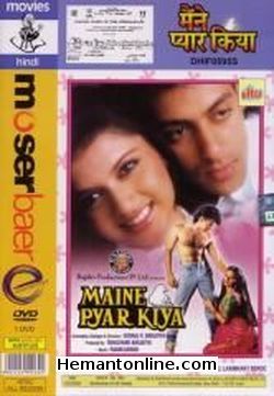 Maine Pyar Kiya-1989 DVD Salman Khan, Bhagyashree, Mohnish Behl, Alok Nath, Reema Laagoo, Laxmikant Berde