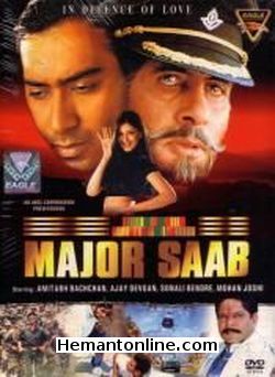 Major Saab-1998 DVD Amitabh Bachchan, Ajay Devgan, Sonali Bendre, Mohan Joshi