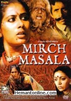 Mirch Masala-1987 DVD Smita Patil, Naseeruddin Shah, Raj Babbar, Om Puri, Deepti Naval, Supriya Pathak, Suresh Oberoi, Deena Pathak