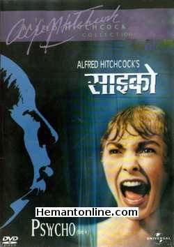 Psycho DVD-1960 -Hindi-Tamil Anthony Perkins, Vera Miles, John Gavin, Martin Balsam, John Mcintire, Janet Leigh