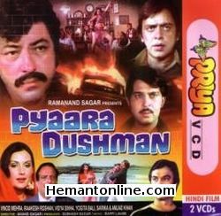 Pyaara Dushman-1980 VCD Vinod Mehra, Rakesh Roshan, Vidya Sinha, Yogita Bali, Sarika, Amjad Khan