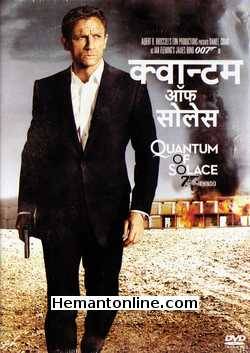 Quantum of Solace-Hindi-2008 DVD Daniel Craig, Olga Kurylenko, Mathieu Amalricgiancarlo Giannini, Jeffrey Wright, Judi Dench