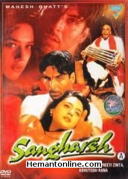 Sangharsh-1999 DVD Akshay Kumar, Preity Zinta, Ashutosh Rana