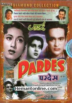 Pardes 1950 DVD Madhubala, Rehman, Shakuntala, Jagdish Sethi, Jayant, Karan Dewan, Mukri