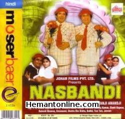 Nasbandi-1978 VCD I. S. Johar, Rajender Nath, Ambika Johar, Anitav Bachan, Kanauj Kumar, Shahi Kapoor, Rakesh Khanna, Sevanand, Shatru Bin Sinha, Balbir, Tun Tun,