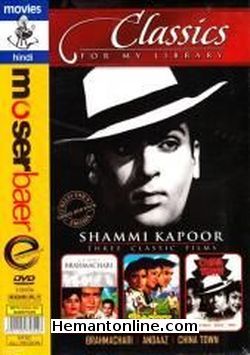 Shammi Kapoor-6 Classic Films-6-DVD-Pack  6 DVD Pack - Kashmir Ki Kali Rajkumar Janwar An Evening In Paris Brahmachari Tumse Achcha Kaun Hai