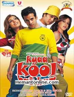 Kyaa Kool Hai Hum DVD-2005  Tusshar Kapoor, Ritesh Deshmukh, Isha Koppikar, Neha Dhupia, Anupam Kher, Shoma Anand, Raj Zutshi, Neena Kulkarni, Razak Khan, Special Appearances by Rajpal