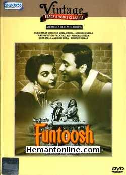 Funtoosh 1956 DVD Dev Anand, Sheila Ramani, K. N. Singh, Hammad, Bhagwan Sinha, Kum Kum