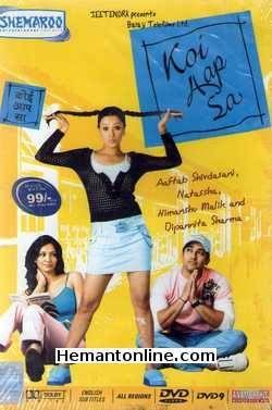 Koi Aap Sa DVD-2005  Aaftab Shivdasani, Natasha, Himanshu Malik, Dipannita Sharma, Chetan Hansraj