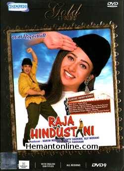 Raja Hindustani DVD-1996  Aamir Khan, Karishma Kapoor, Johny Lever, Navneet Nishan, Archana Puransingh, Suresh Oberoi, Kunal Khemu