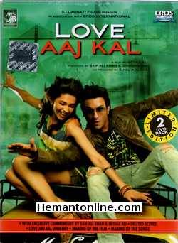 Love Aaj Kal DVD-2009  Saif Ali Khan, Deepika Padukone, Giselle Monteiro, Rishi Kapoor, Neetu Singh