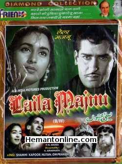 Laila Majnu 1953 VCD Shammi Kapoor, Nutan, Om Prakash