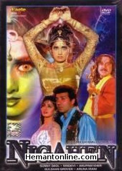 Nigahen-1989 DVD Sunny Deol, Sridevi, Anupam Kher, Gulshan Grover, Aruna Irani