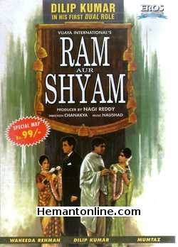 Ram Aur Shyam DVD-1967  Dilip Kumar, Waheeda Rehman, Mumtaz, Pran