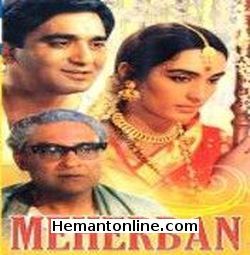 Meherban-1967 VCD Ashok Kumar, Sunil Dutt, Nutan, Mehmood, Shyama