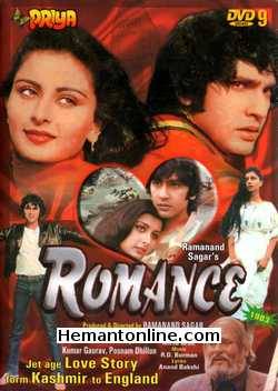 Romance 1983 DVD Kumar Gaurav, Shammi Kapoor, Poonam Dhillon, Saeed Jaffrey, Ranjita