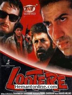 Lootere-1993 DVD Sunny Deol, Juhi Chawla, Naseeruddin Shah, Chunky Pandey, Pooja Bedi, Anupam Kher