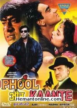Phool Aur Kaante-1991 DVD Ajay Devgan, Madhu, Amrish Puri, Raza Murad, Jagdeep