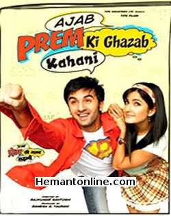 Ajab Prem Ki Ghazab Kahani-2009 DVD Ranbir Kapoor, Katrina Kaif, Upen Patel, Darshana Jariwala, Smita Jaykar, Govind Namdeo, Salman Khan (Special Appearance)