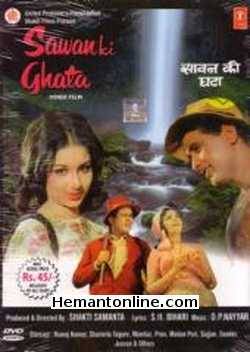 Sawan Ki Ghata DVD-1966  Manoj Kumar, Sharmila Tagore, Mumtaz, Pran, Madan Puri, Sajjan, Sunder, Jeevan
