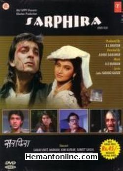 Sarphira-1992 DVD Sanjay Dutt, Madhavi, Kimi Katkar, Sumeet Saigal, Late Vinod Mehra, Shakti Kapoor, Anupam Kher, Shreeram Lagoo, Sushma Seth